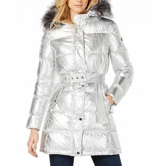 michael kors silver jacket